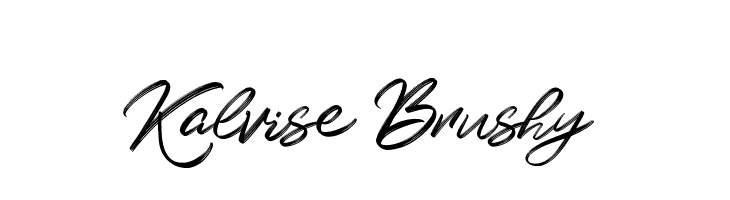 Kalvise Brushy  لخطوط تنزيل