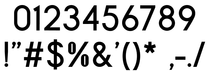 KalyantDemoBold Font OTHER CHARS