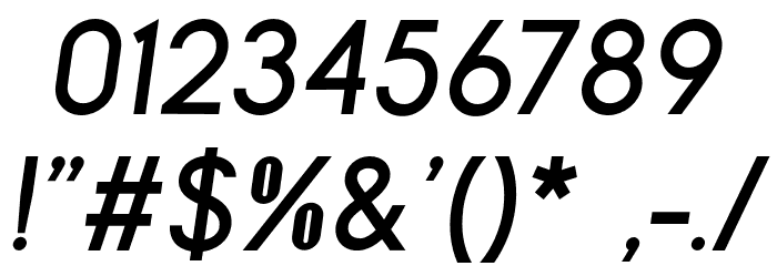 KalyantDemoBoldOblique Font OTHER CHARS
