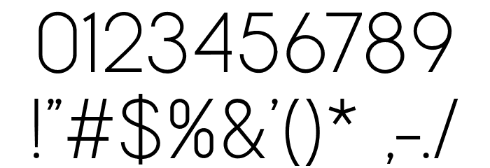 KalyantDemoLight Font OTHER CHARS