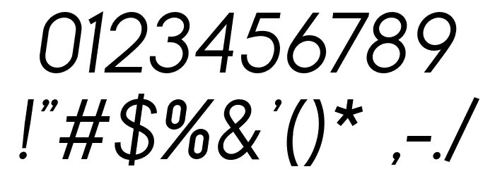 KalyantDemoOblique Font OTHER CHARS