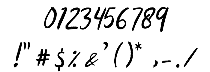 Kalyma Regular Font OTHER CHARS