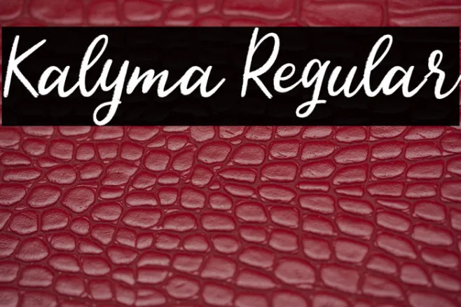 Kalyma Regular Example 3