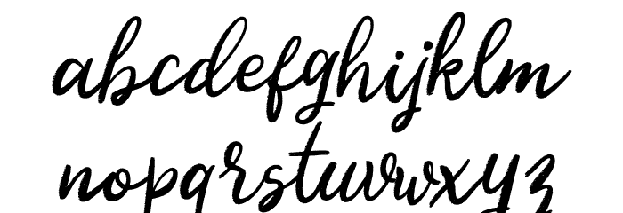 Kalyma Regular Font LOWERCASE