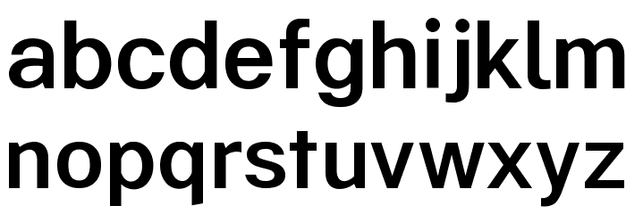 Kalypsa Medium Font LOWERCASE