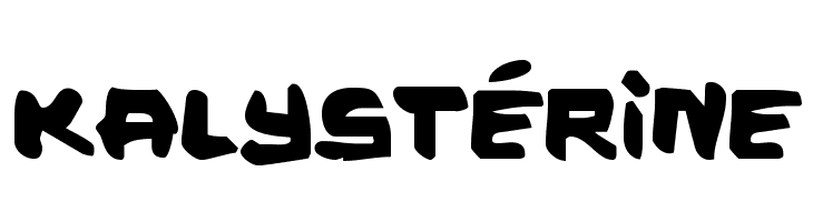 Kalystérine  Frei Schriftart Herunterladen