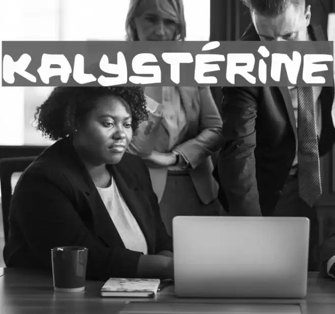 Kalystérine Font examples