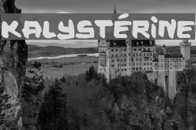 Kalystérine Font examples