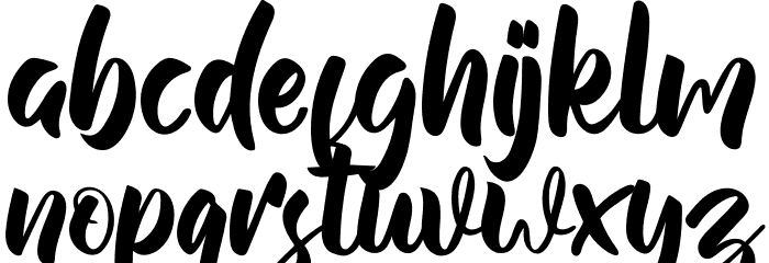 Kalyubi Demo Font LOWERCASE