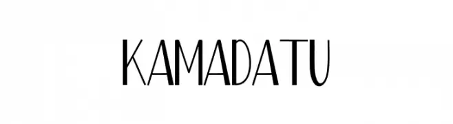 Kamadatu  フリーフォントのダウンロード