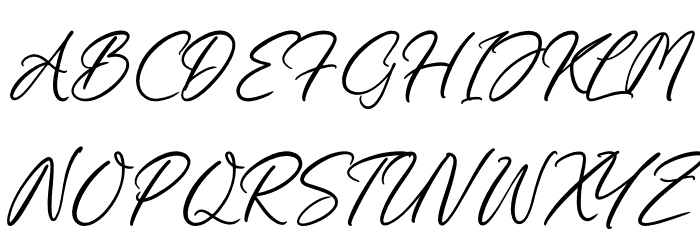 Kamalika Anotesla Font UPPERCASE