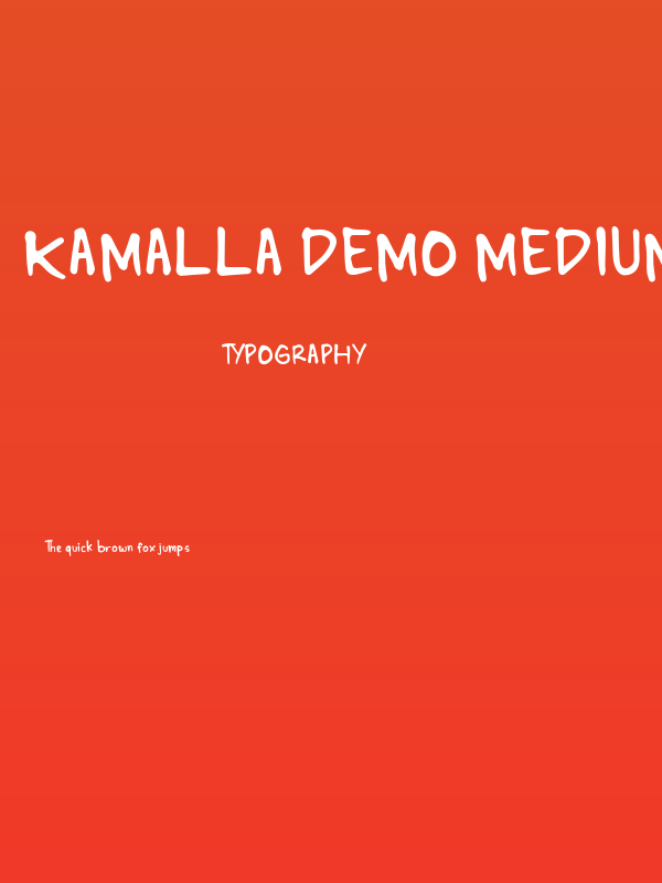 Kamalla Demo Medium Poster