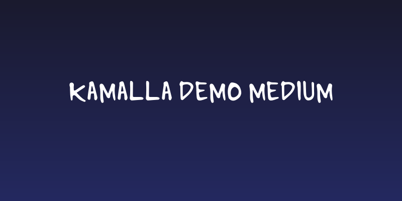 Kamalla Demo Medium Social Header