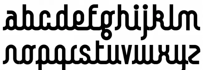 Kamalo bold Font LOWERCASE