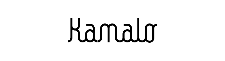 Kamalo  font caratteri gratis