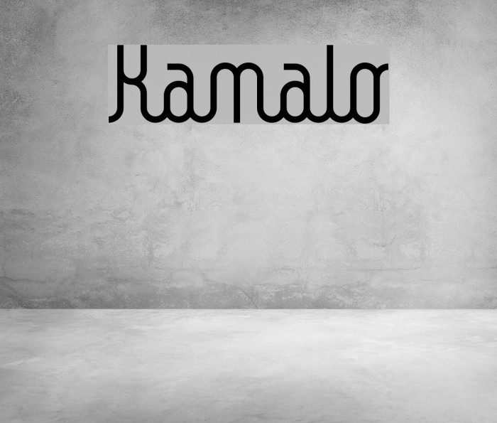 Kamalo Font examples