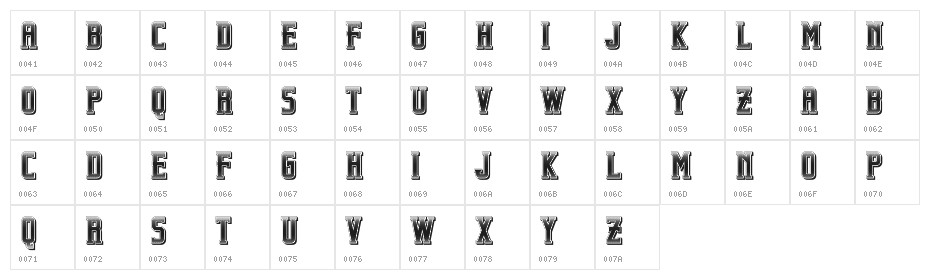 Kamasutra Regular Character Map