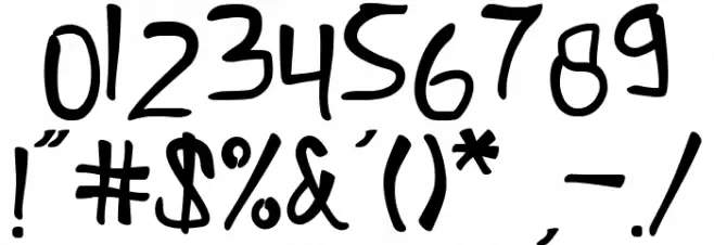 Kamathara Font OTHER CHARS