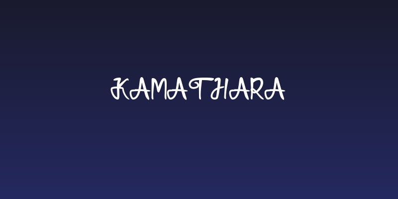 Kamathara Social Header