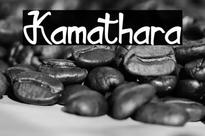 Kamathara Font examples