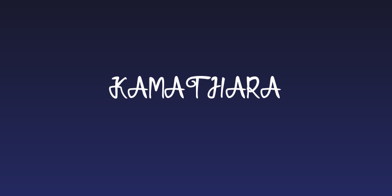 Kamathara Social Header