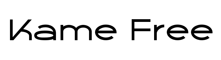 Kame Free  font caratteri gratis