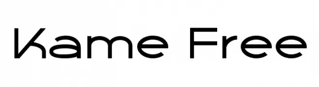 Kame Free  تنزيل الخطوط