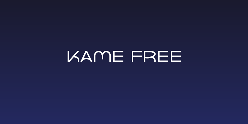 Kame Free Social Header