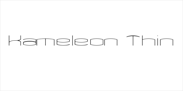 Kameleon Thin Logo