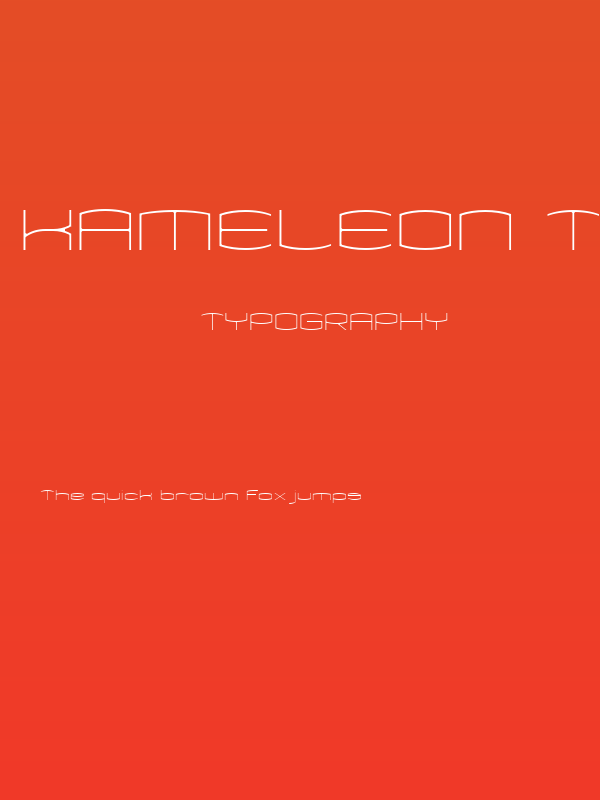 Kameleon Thin Poster