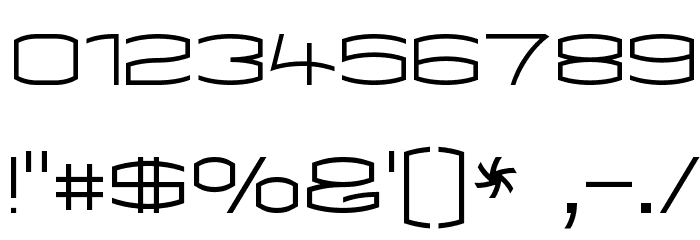 Kameleon Upper Font OTHER CHARS
