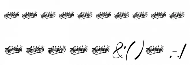 Kamelitta Font OTHER CHARS