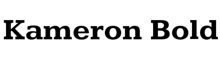 Kameron Bold Font
