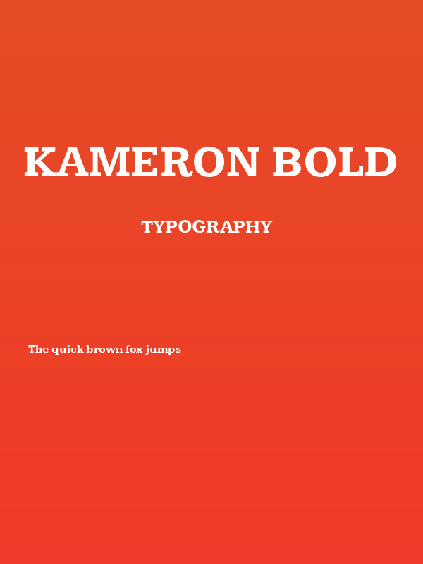 Kameron Bold Poster