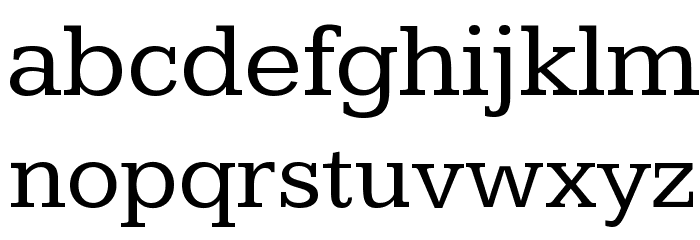 Kameron Font LOWERCASE