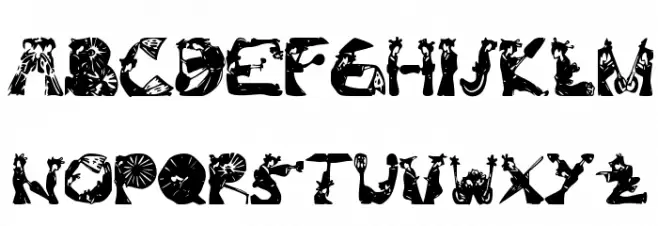 Kami-Geisha Font Schriftart Groß