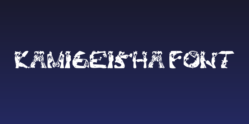 Kami-Geisha Font Social Header