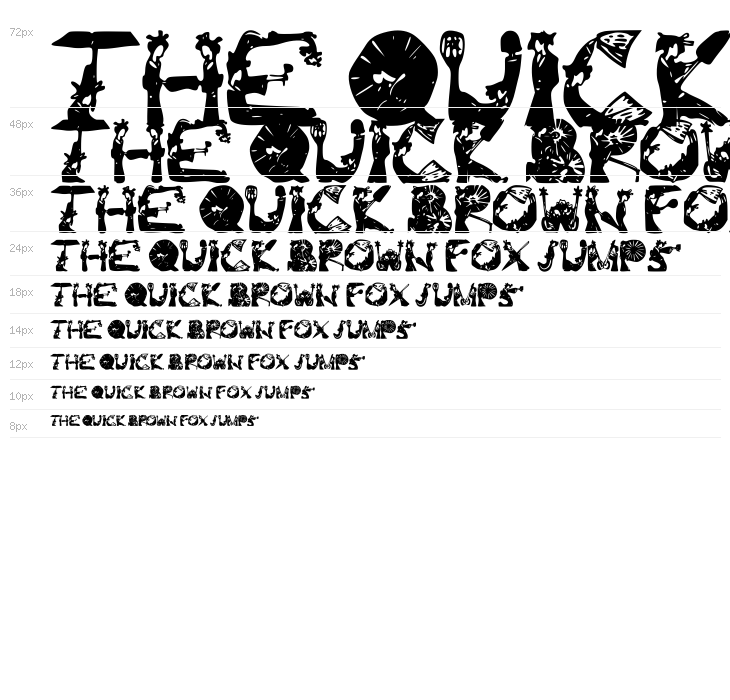 Kami-Geisha Font Waterfall