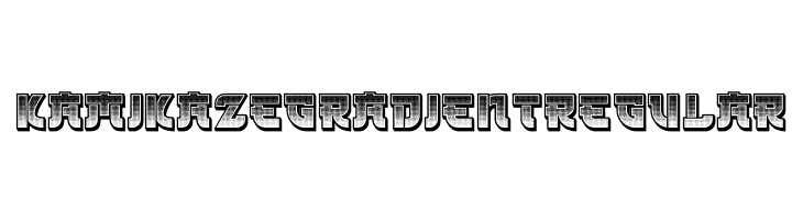 Kamikaze Gradient Regular  Frei Schriftart Herunterladen