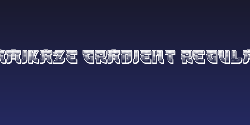 Kamikaze Gradient Regular Social Header