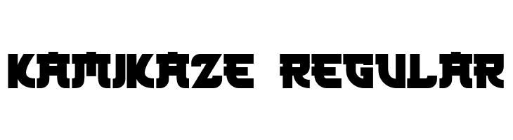 Kamikaze Regular  免费字体下载