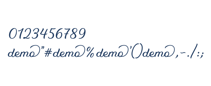 Kamila-DEMO Regular Other Characters