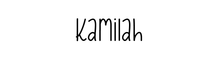 Kamilah  免费字体下载