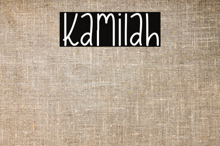 Kamilah Example 2