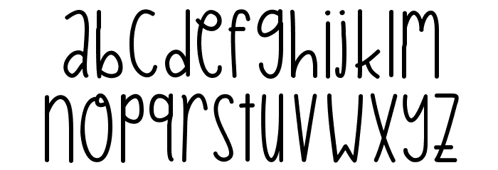 Kamilah Font LOWERCASE