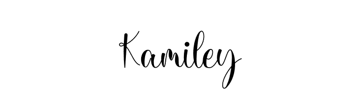Kamiley  नि: शुल्क फ़ॉन्ट्स डाउनलोड