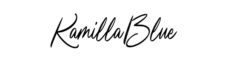 Kamilla Blue  font caratteri gratis