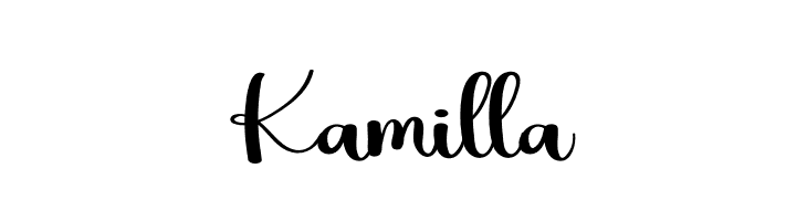 Kamilla  les polices de caractères gratuit tlcharger