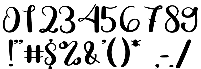 Kamilla Font OTHER CHARS