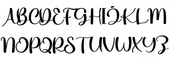 Kamilla Schriftart Groß